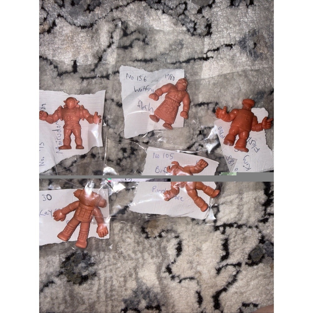 M.U.S.C.L.E muscle men Mini figure LOT Kinnikuman 73, 30, 156, 105, 185 Mattel